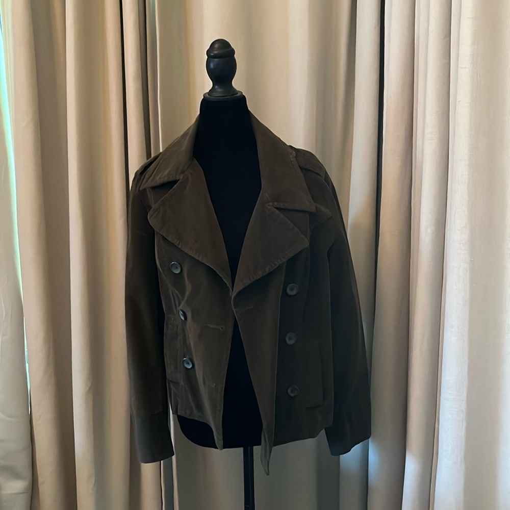 Double breasted corderoy jacket